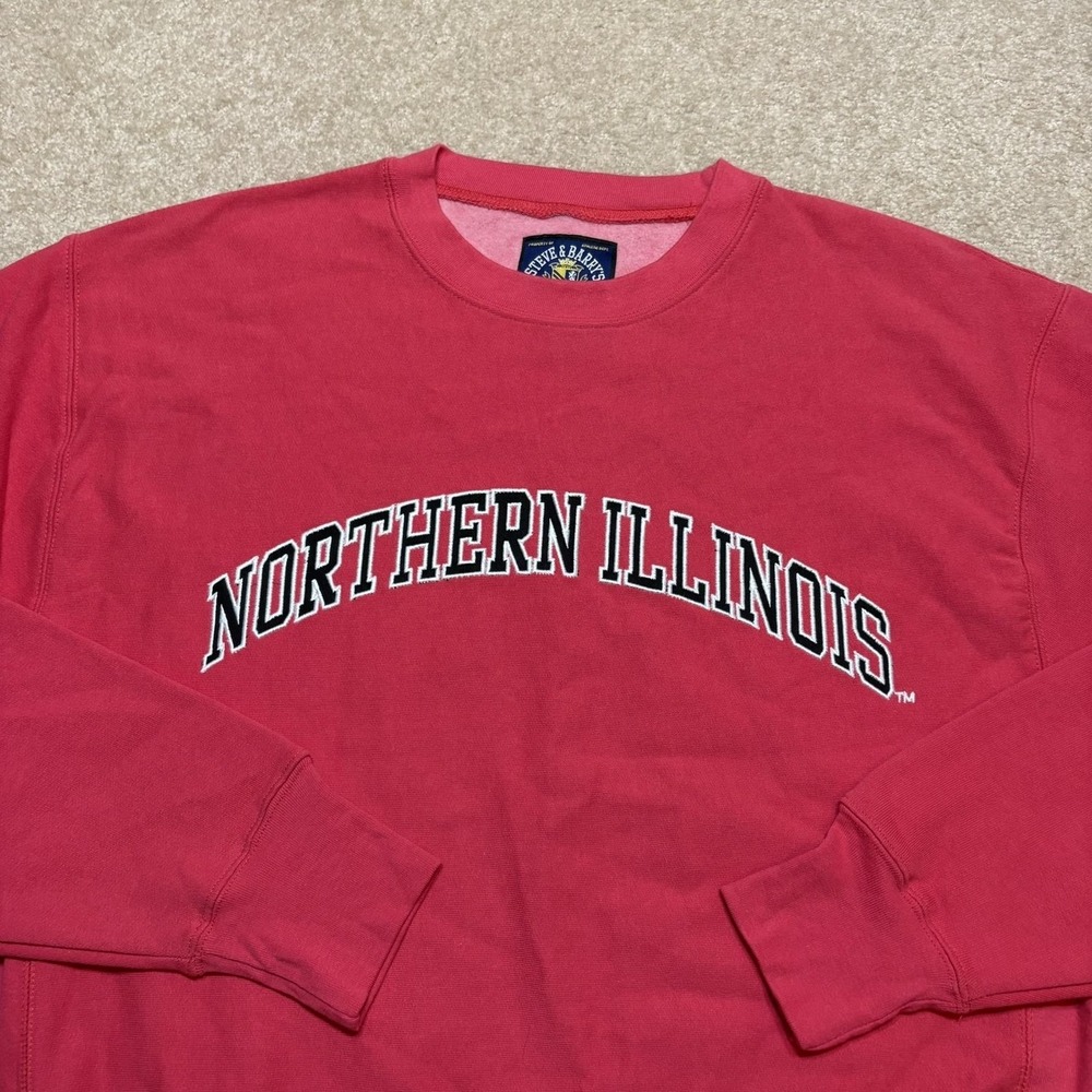 Northern‎ Illinois Huskies Crewneck Sweatshirt Mens Large NIU Steve & Barry's